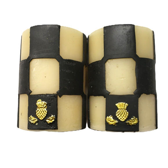 MacKenzie-Childs Courtly Check Votive Candles, Set of 4 - Picture 4 of 7